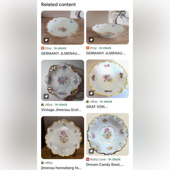 Vintage 40’s JL Menau Graf Von Henneberg porcelain vase - Picture 14 of 17